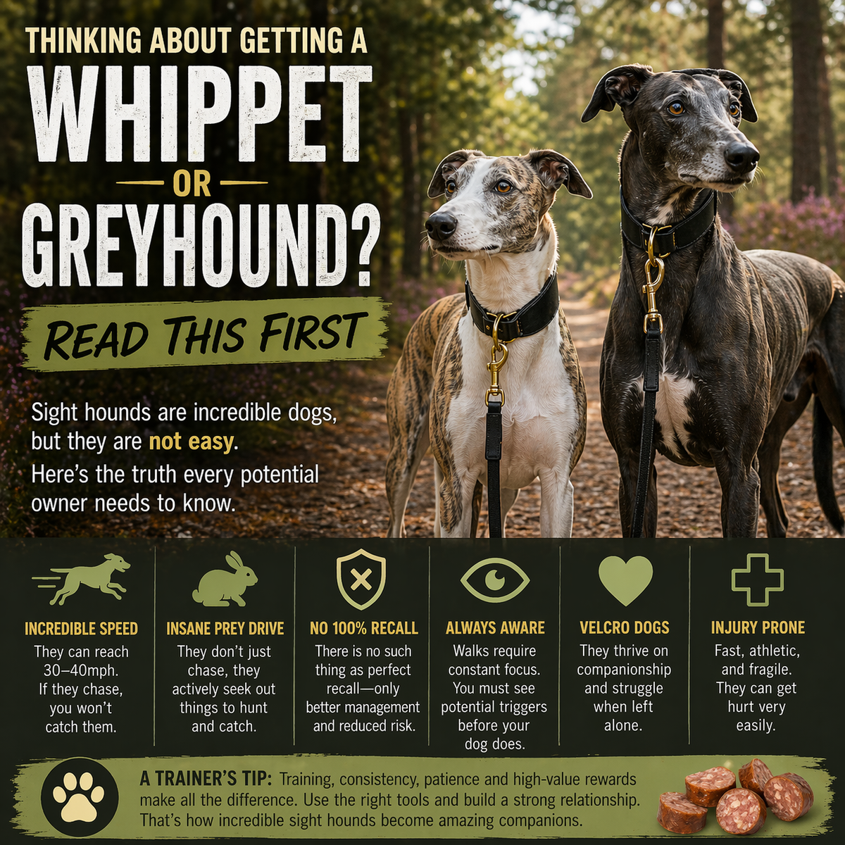 Thinking About Getting a Whippet or Greyhound? Read This Firs