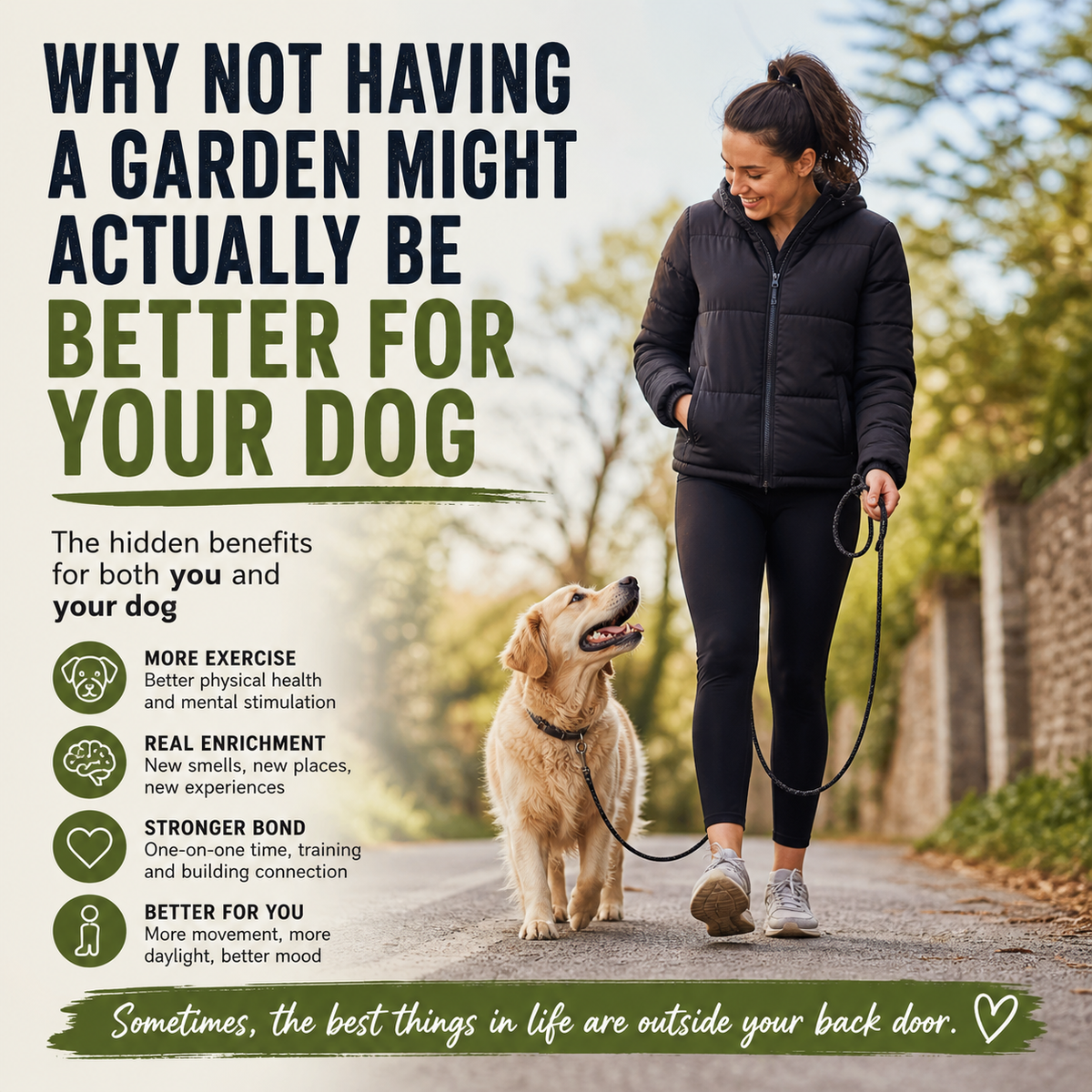 Why Not Having a Garden Might Actually Be Better for Your Dog