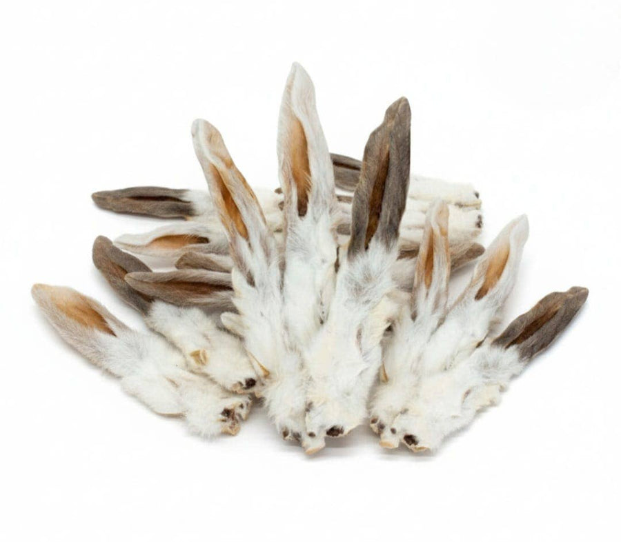 Rabbit Ears with Hair Dog Treats